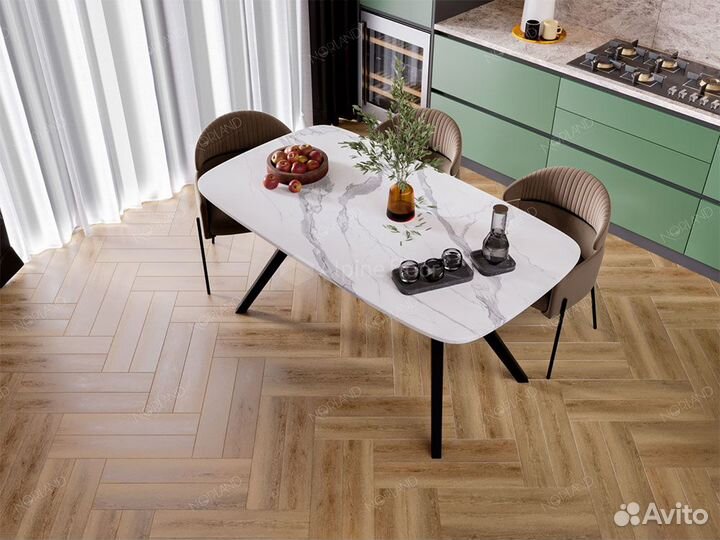 Пвх плитка, кварц виниловый ламинат Norland Lagom Parquet LVT Mot 1034-10