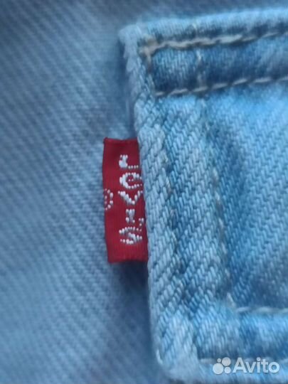 Джинсовка куртка levis на рост 158