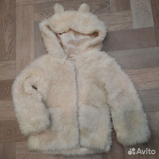 Шубка тедди демисезонная девочки 2 года