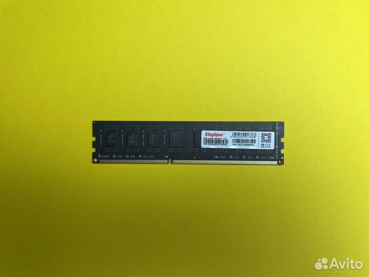 Оперативная память KingSpec DDR3 1600 MHz 8GB dimm