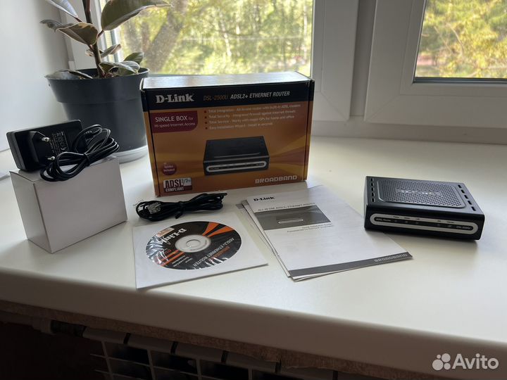 D-Link DSL-2500U adsl2+ Ethernet Router