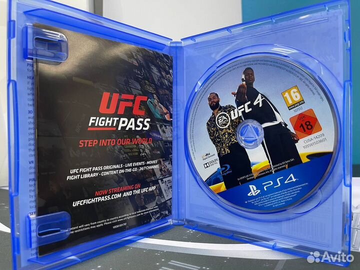 Диск игра PS4 UFC 4