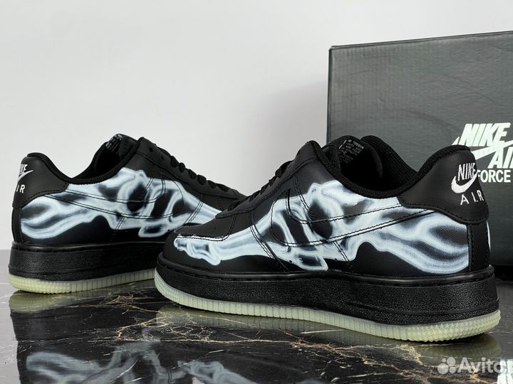 Nike Air Force 1 Low Black Skeleton