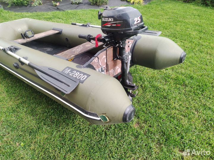 Пвх лодка с мотором suzuki 2.5