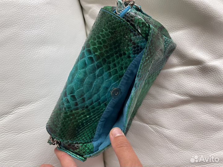 Сумка из кожи питона