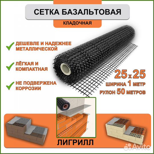 Сетка базальтовая