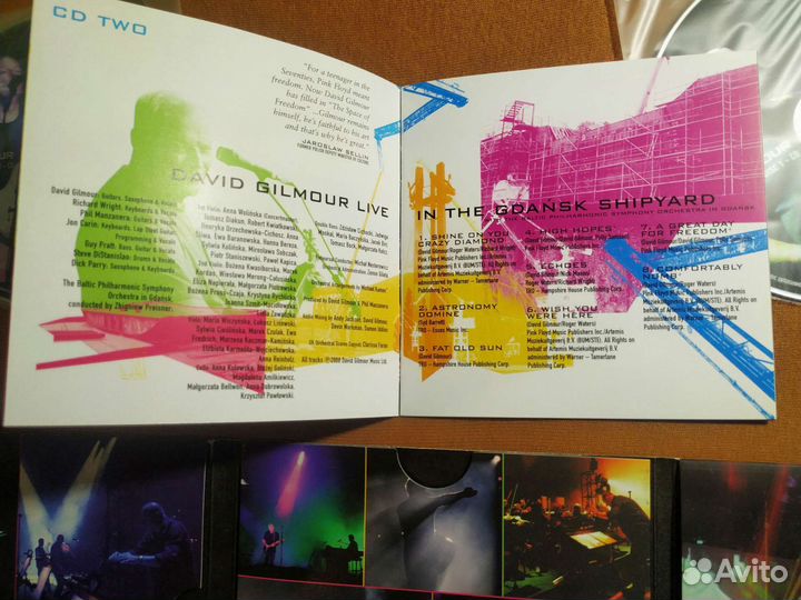 David Gilmour Live In Gdansk 2сд 2008