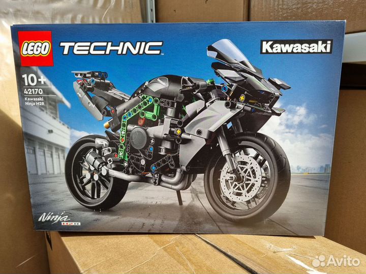 Новый Lego Technic 42170 Мотоцикл Kawasaki Ninja