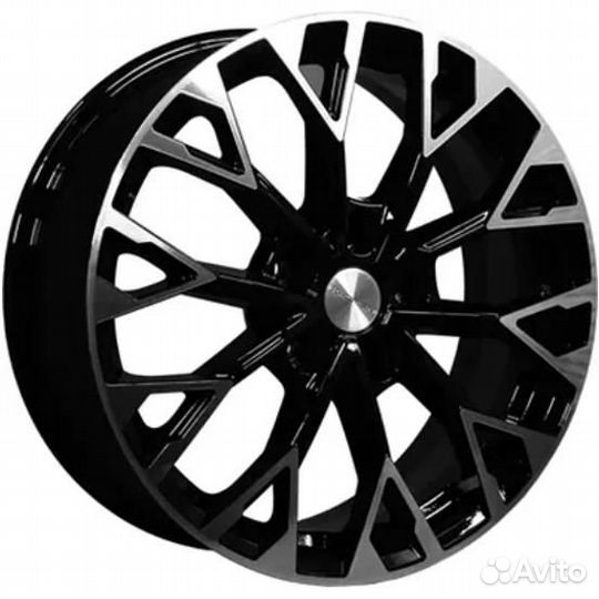 Диски Khomen KHW 1718 7x17 5*114.3 ET48 DIA67.1 Black-FP Литой