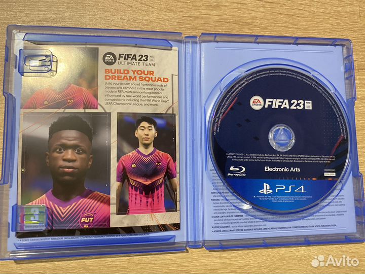 FIFA 23 ps4 диск на Русском языке