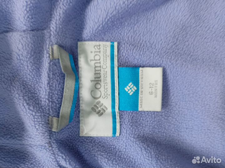 Куртка на флисе детская 6-12 мес