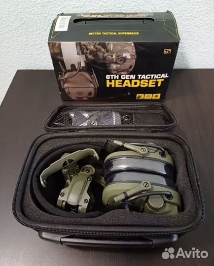 Активные наушники 6TH GEN Tactical headset