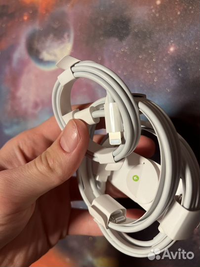 Оригинальный кабель для iPhone (type-c-lightning)