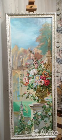 Картина маслом на холсте цветы