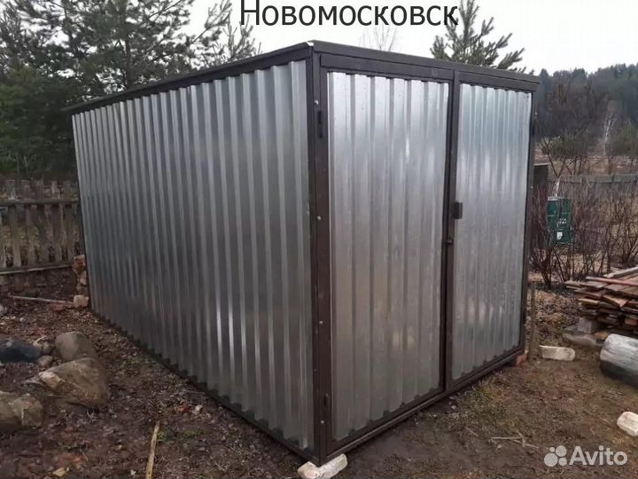Хозблок сарай c полом