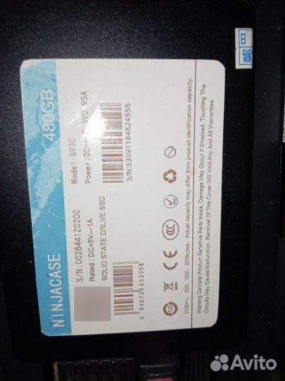 Ssd SATA 2.5 480 gb