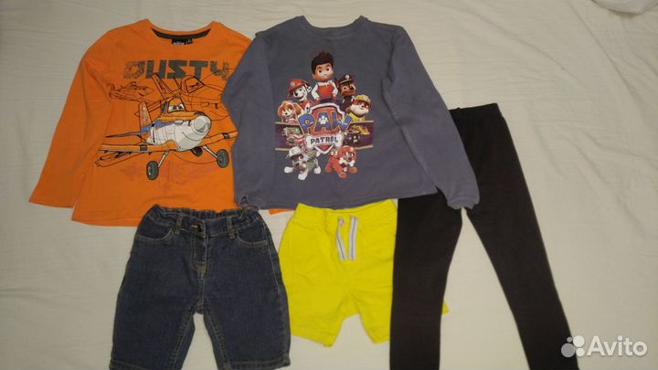 Вещи пакетом для мальчика. 16 вещей. На 5 - 7 лет