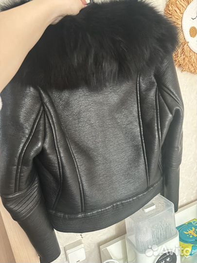 Куртка кожаная