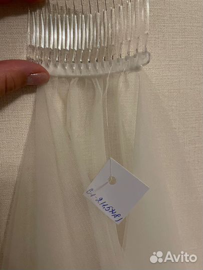 Свадебная фата новая