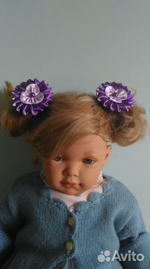 Резинки для волос в технике Канзаши