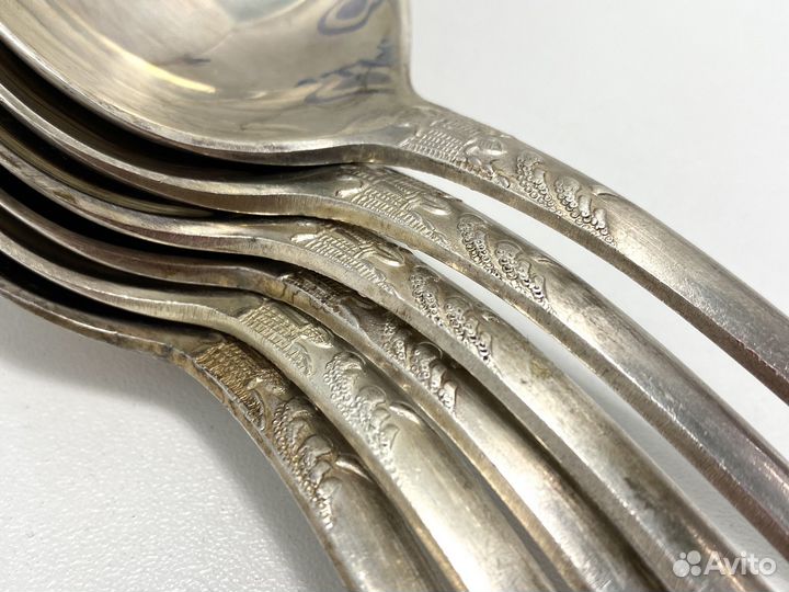 Набор ложек мельхиор 6 штук
