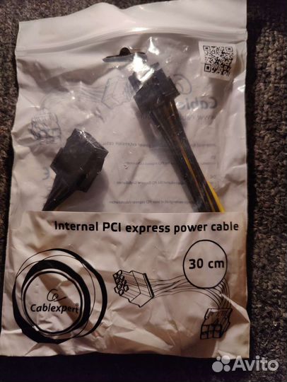 Удлинитель pci e 30см