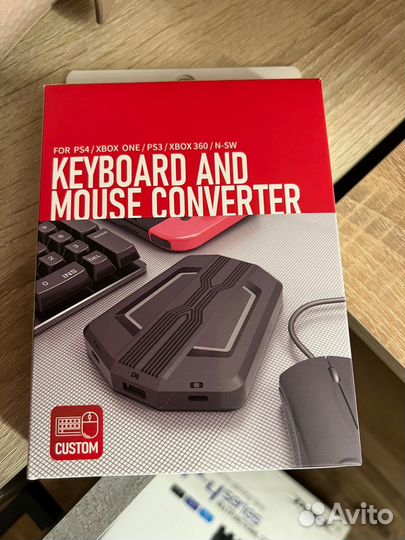 Клавиатура, мышь и адаптер для PS
