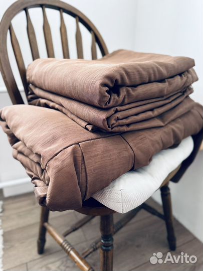 Комплект шторы и покрывало