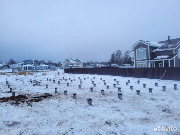 Сваи железобетонные, монтаж, доставка