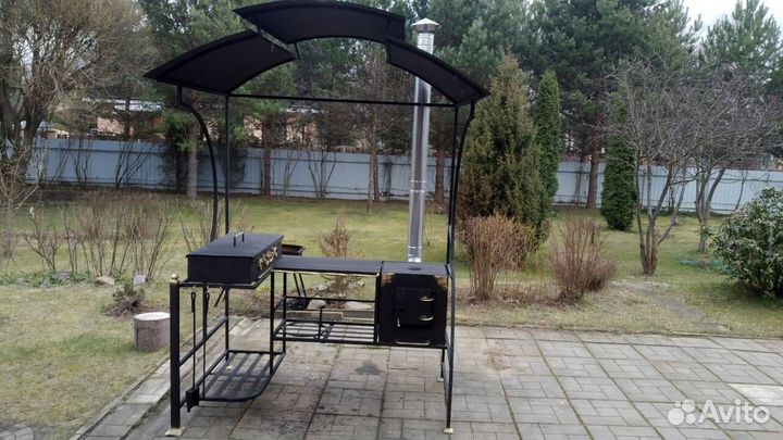 Беседка с мангалом