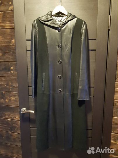 Кожаный плащ