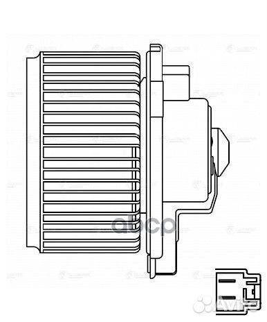 Мотор печки Toyota Land Cruiser 100 (98)