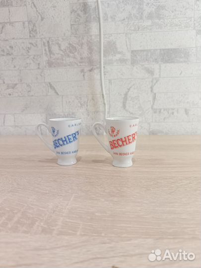 Фарфоровые чашечки для ликера.Чехословакия