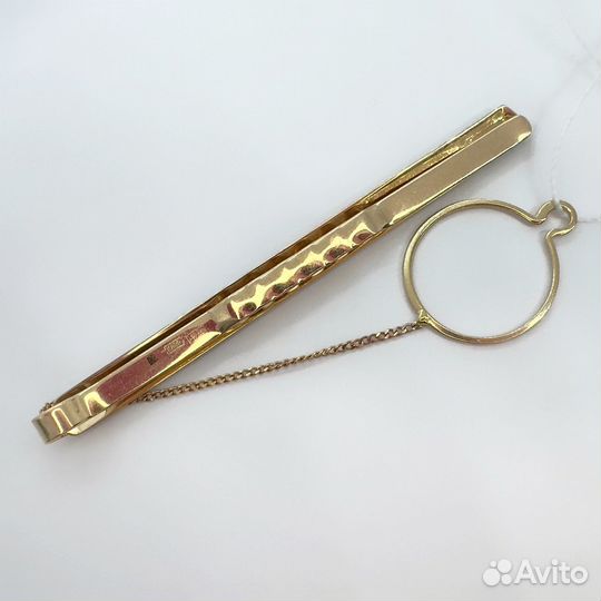 Золотой зажим для галстука