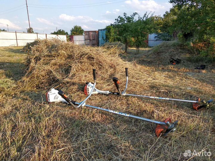 Спил деревьев и покос травы