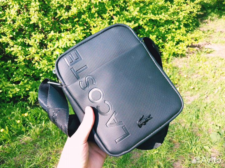 Сумка мужская lacoste + Поясная сумка lacoste . По