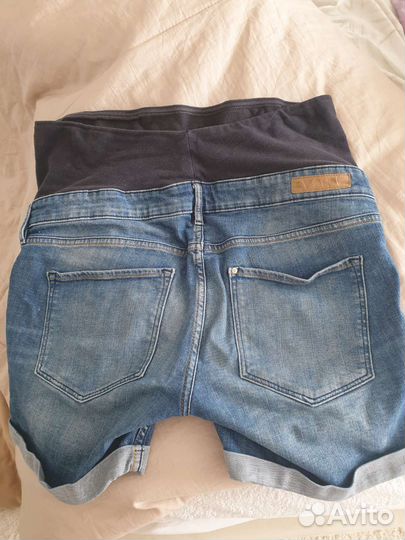 Шорты для беременных синие H&M