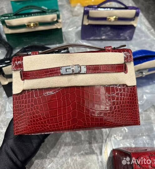 Сумка Hermes Kelly Pochette Croco