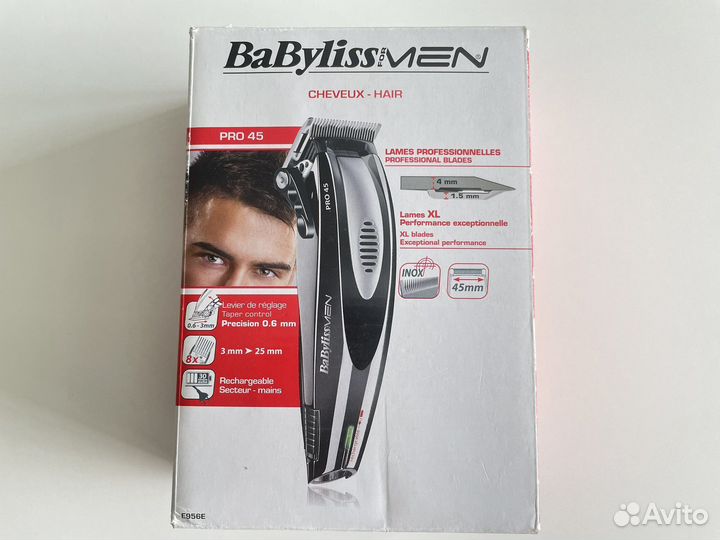 Машинка для стрижки babyliss pro 45