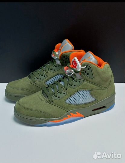 Nike air jordan 5 retro Olive 2024 оригинал