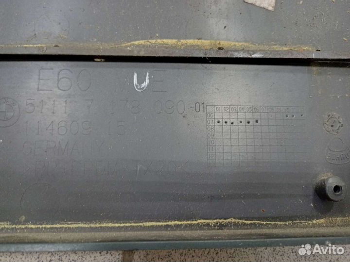 Рамка под номер BMW E60