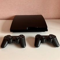 PS3 slim +куча игр (прошитая)