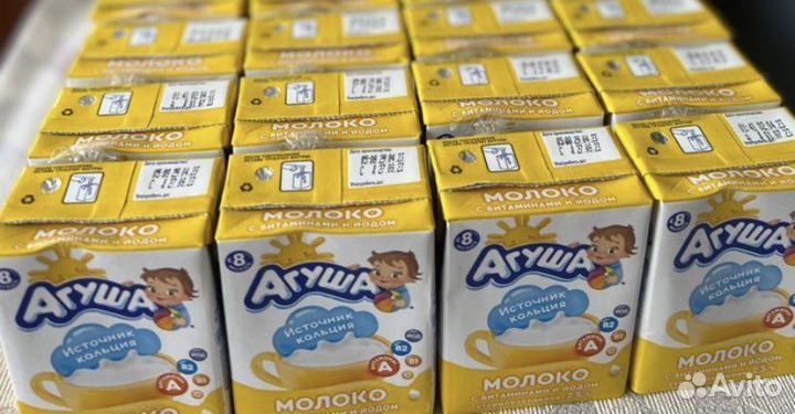 Овощные пюре и молоко 0,2 литра 