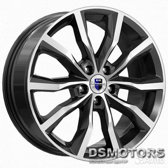 Диски Портер 7.5/18 5x114.3 ET37 d66.6 алмаз чёрны