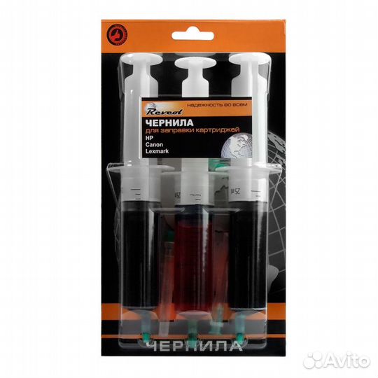 Чернила для HP, Canon. 3*20мл