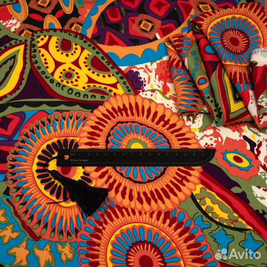 Отрез ткани штапель