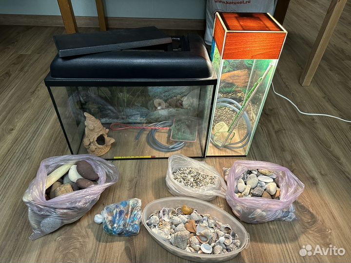 Два Аквариума на 27,6 и 7,4 литров