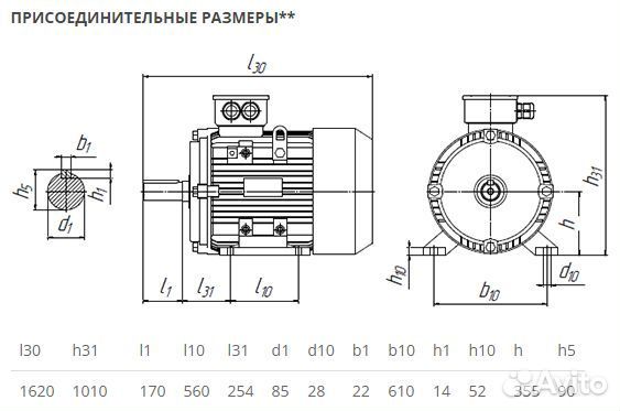Электродвигатель аир 355мlb2 (400кВт-3000об) новый