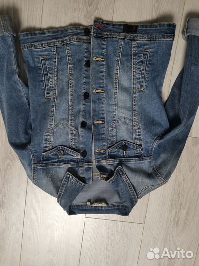 Пальто из демина