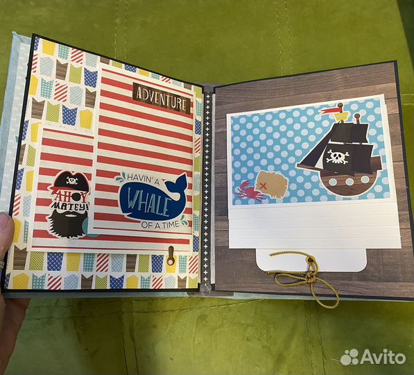 Фотоальбом ручной работы для мальчика на заказ